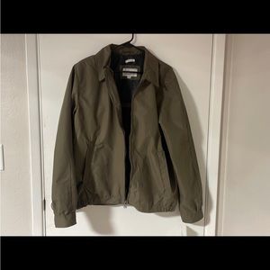 New Perry Ellis army green medium bomber jacket, brand new still with tags